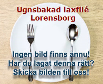 Ugnsbakad laxfilé Lorensborg