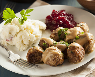 Köttbullar med potatismos