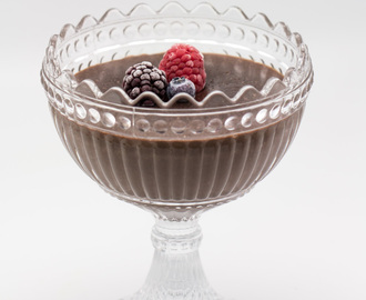 Peppermint-Chocolate Pudding with Stevia