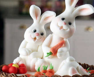 Kaniner i sockerpasta - se & gör