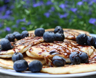 Glutenfria amerikanska pannkakor