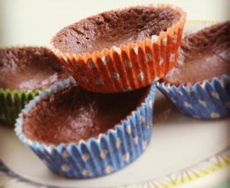 Kladdkakemuffins