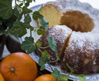 Glutenfri mjuk kaka med apelsin, kokos och kondenserad mjölk