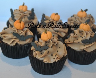 Recept på halloween cupcakes