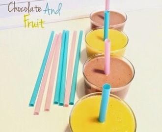 Choklad smoothie och Frukt smoothie