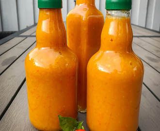 Hot sauce med Habanero & Mango