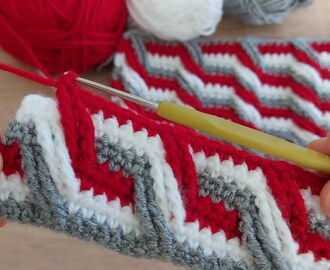Tığ işi çok güzel çok kolay örgü battaniye bebek yeleği modeli how to crochet knitting model