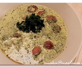 Grönkålssoppa med chorizo