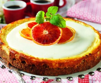 Apelsincheesecake