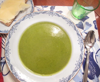 Grön skön soppa