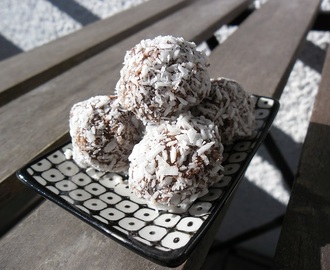 Chokladbollar av kokos