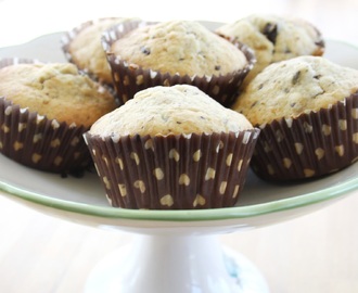 Bananmuffins med choklad