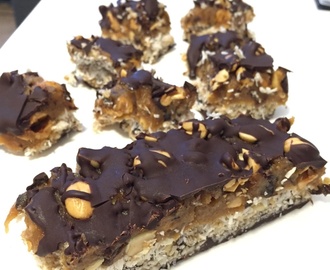 Raw snickers bar