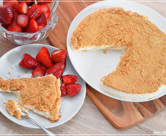 Healthy Frozen Cheesecake.