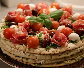 Italiensk smörgåstårta och lunch hela veckan