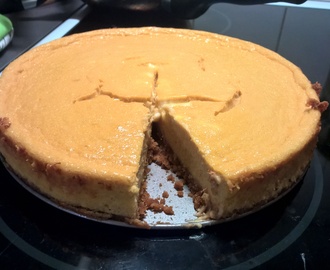 Bakad Cheesecake med mango