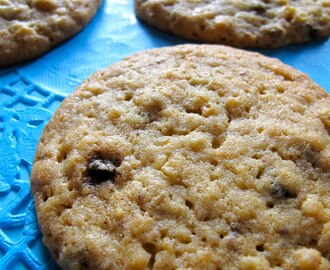 Cookies med blåbär och mjölkchoklad