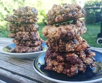 Vegan - glutenfria chocolate chip cookies
