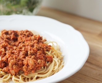 Krämig quornfärssås med pasta