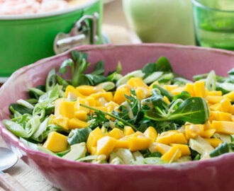 Sallad med avokado och mango