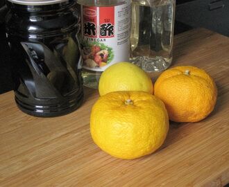 "Citronsoyasås" - Ponzu shōyu (ポン酢醤油)