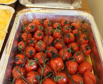 Ugnsrostade tomater med balsamvinäger