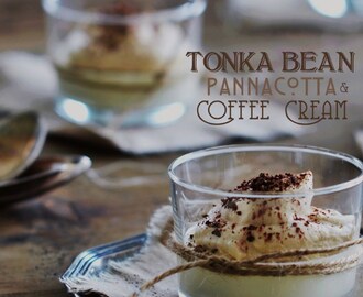 Tonka Bean Pannacotta with Coffee Cream (Tonkaböna Pannacotta med Kaffegrädde)