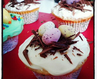 Glad påsk-cupcakes