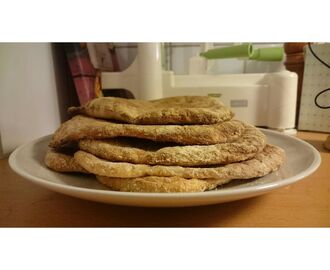 Gluten & äggfritt tunnbröd - " Lovis bröd "