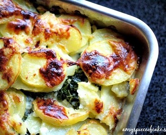 Grönkålsgratäng - Kale Gratin