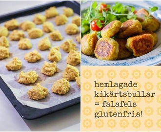 Så här gör du mina glutenfria falafel - vegetariska kikärtsbullar