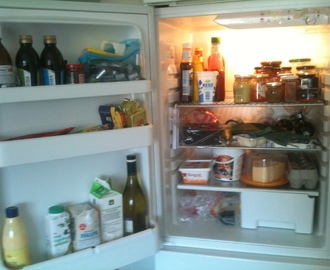 Här är mitt kylskåp.