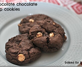 Chocolate chocolate chip cookies