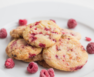 Raspberry-White Chocolate Cookies