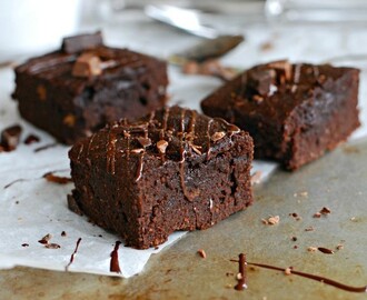 Paleo Brownie - Glutenfri och utan tillsatt socker