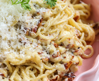 Halloumi Carbonara – Fridas Bkblogg