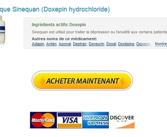Vente Libre Doxepin hydrochloride Économisez de l’argent avec Generics Avec Prescription