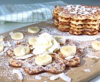 Glutenfria kokosvåfflor