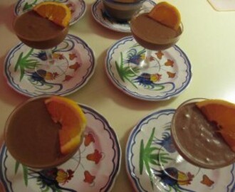 Italiensk chokladmousse med apelsin