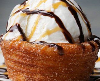 Churro Ice Cream Bowls