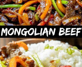 Delicious Mongolian Beef Recipe is made with juicy beef strips, sauteed bell peppers and onion all coated… | Beef dinner, Beef recipes for dinner, Beef recipes easy