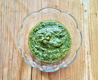 Klassisk pesto med basilika