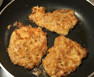 Panerad fläskfilé med bearnaisesås och pommes frites