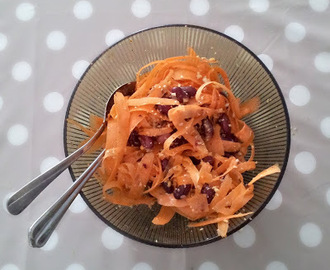 Rivna morötter med ingefära och mandel