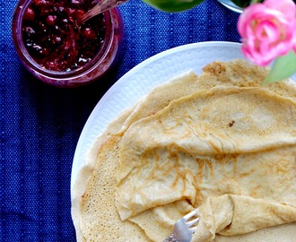 Glutenfria pannkakor med havre (även mjölkfria & utan vitt socker)