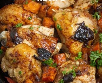 Moroccan Chicken With Sweet Potatoes | Recipe | Moroccan chicken recipe, Chicken sweet potato, Chicken recipes
