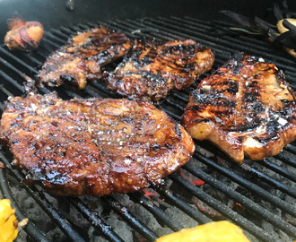 Marinad till fläskkarré med vitlök, ingefära och sambal