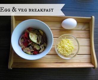 Egg & Veg breakfast! Enkel äggrätt med grönsaker