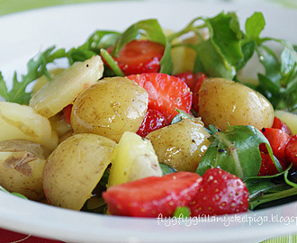 Potatissallad m. lime & jordgubbar