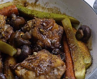 Balsamic Chicken and Vegetables Recipe